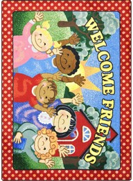 Joy Carpets Kid Essentials School Days Multi
